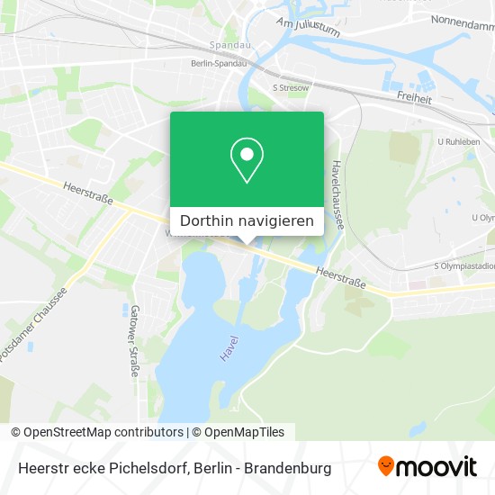 Heerstr ecke Pichelsdorf Karte