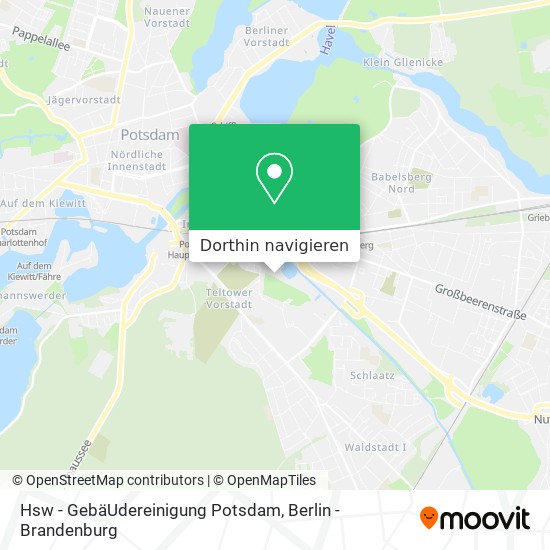 Hsw - GebäUdereinigung Potsdam Karte