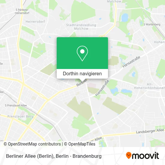 Berliner Allee Karte