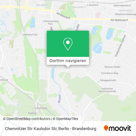 Chemnitzer Str Kaulsdor Str Karte