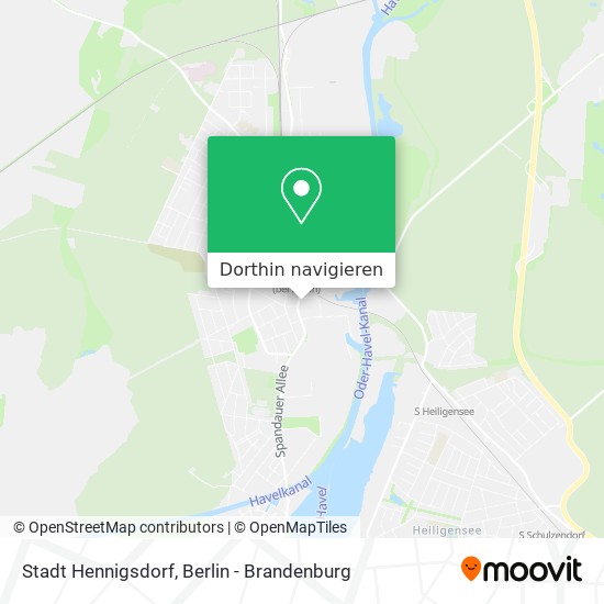 Stadt Hennigsdorf Karte