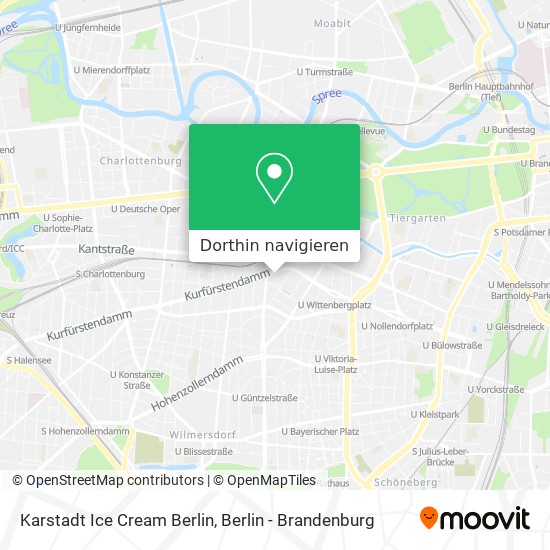 Karstadt Ice Cream Berlin Karte