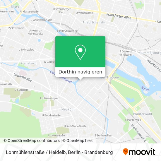 Lohmühlenstraße / Heidelb Karte