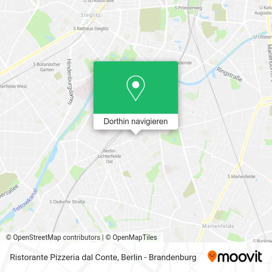 Ristorante Pizzeria dal Conte Karte