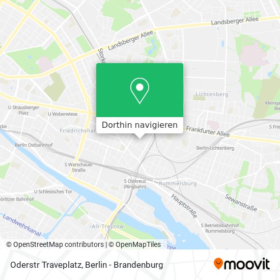 Oderstr Traveplatz Karte