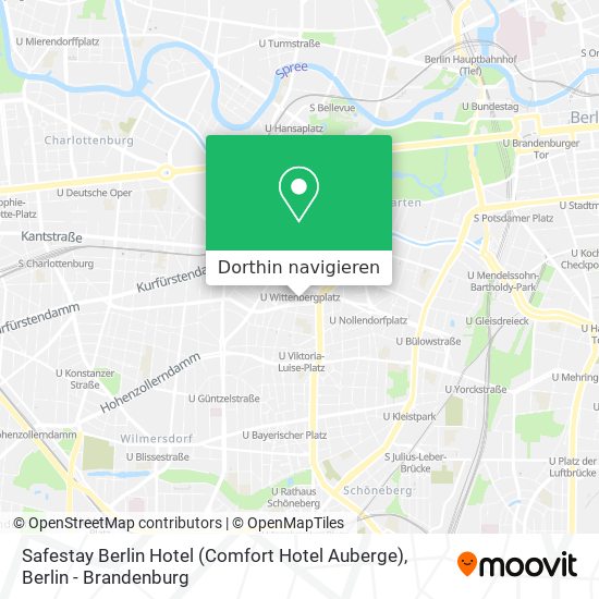 Safestay Berlin Hotel (Comfort Hotel Auberge) Karte