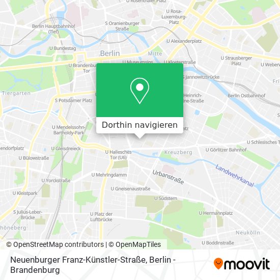 Neuenburger Franz-Künstler-Straße Karte