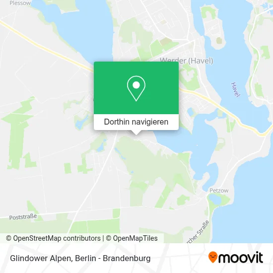 Glindower Alpen Karte