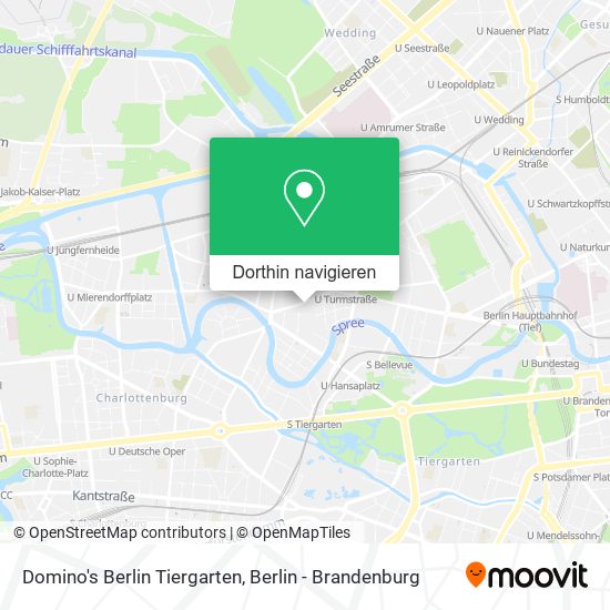 Domino's Berlin Tiergarten Karte