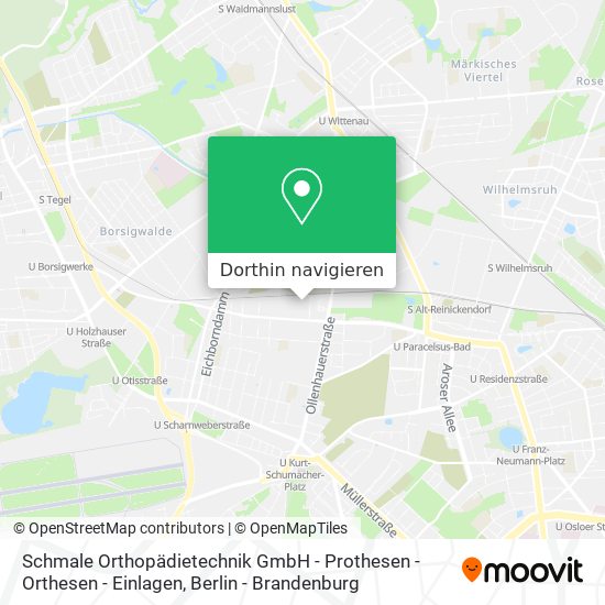 Schmale Orthopädietechnik GmbH - Prothesen - Orthesen - Einlagen Karte