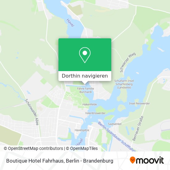 Boutique Hotel Fahrhaus Karte