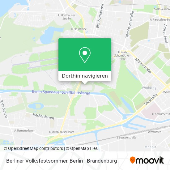 Berliner Volksfestsommer Karte