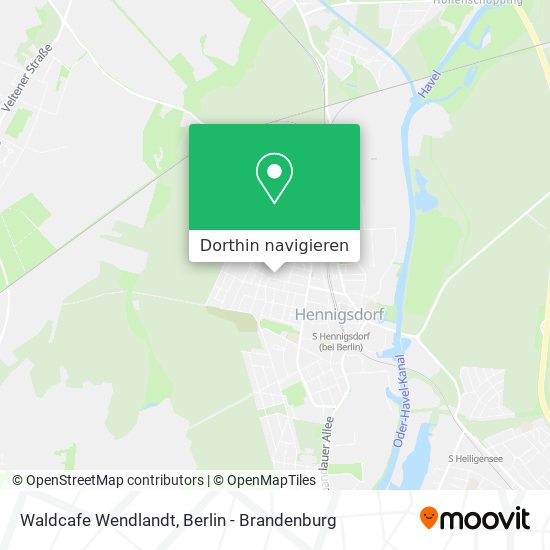 Waldcafe Wendlandt Karte