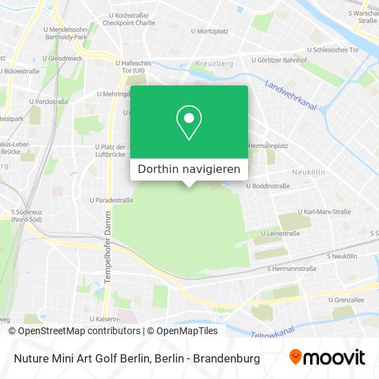 Nuture Mini Art Golf Berlin Karte
