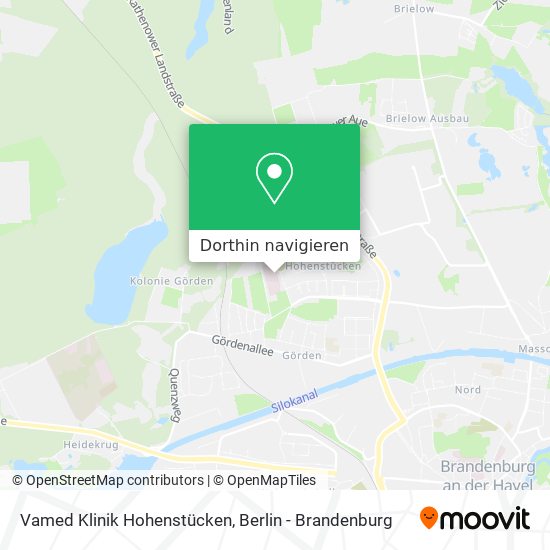 Vamed Klinik Hohenstücken Karte