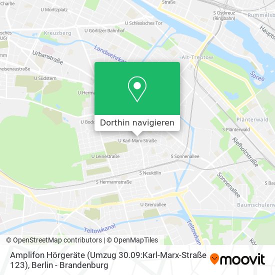 Amplifon Hörgeräte (Umzug 30.09:Karl-Marx-Straße 123) Karte