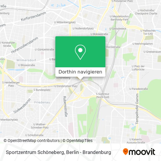 Sportzentrum Schöneberg Karte