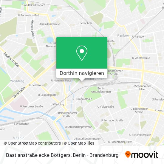 Bastianstraße ecke Böttgers Karte