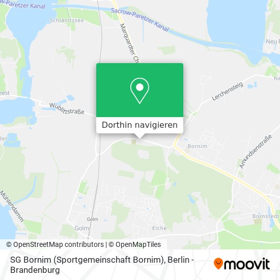 SG Bornim (Sportgemeinschaft Bornim) Karte