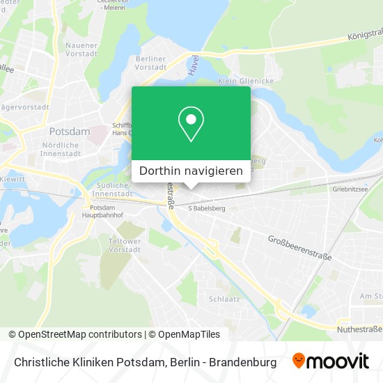 Christliche Kliniken Potsdam Karte