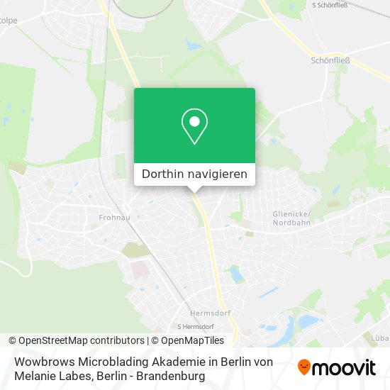 Wowbrows Microblading Akademie in Berlin von Melanie Labes Karte