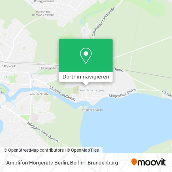 Amplifon Hörgeräte Berlin Karte