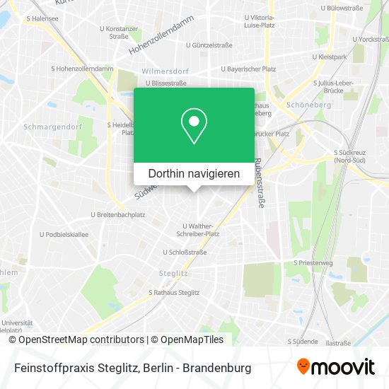 Feinstoffpraxis Steglitz Karte