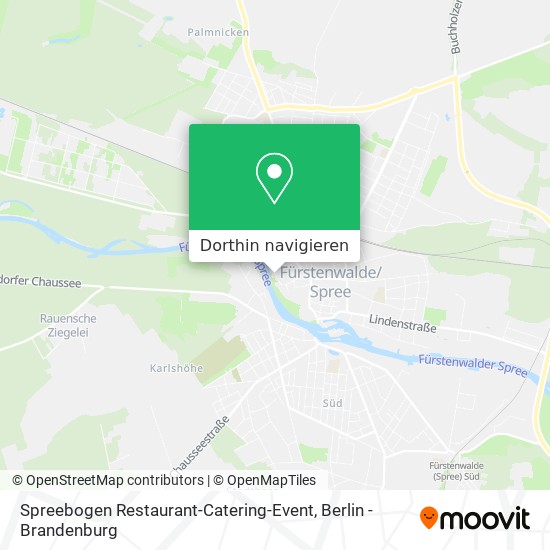 Spreebogen Restaurant-Catering-Event Karte