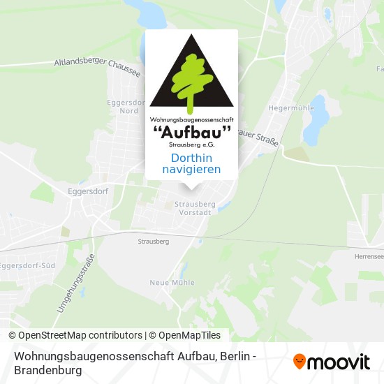 Wohnungsbaugenossenschaft Aufbau Karte