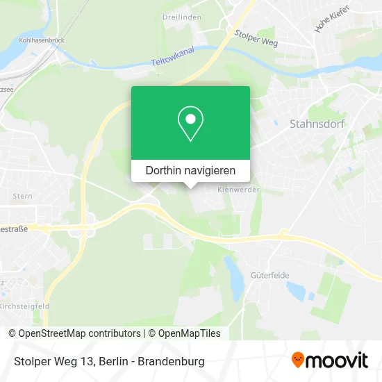 Stolper Weg 13 Karte