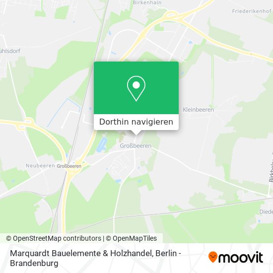 Marquardt Bauelemente & Holzhandel Karte