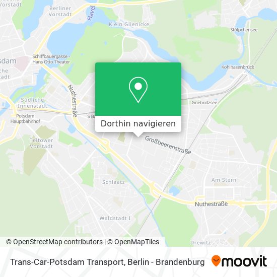 Trans-Car-Potsdam Transport Karte