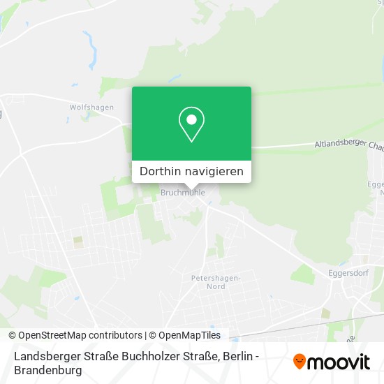 Landsberger Straße Buchholzer Straße Karte