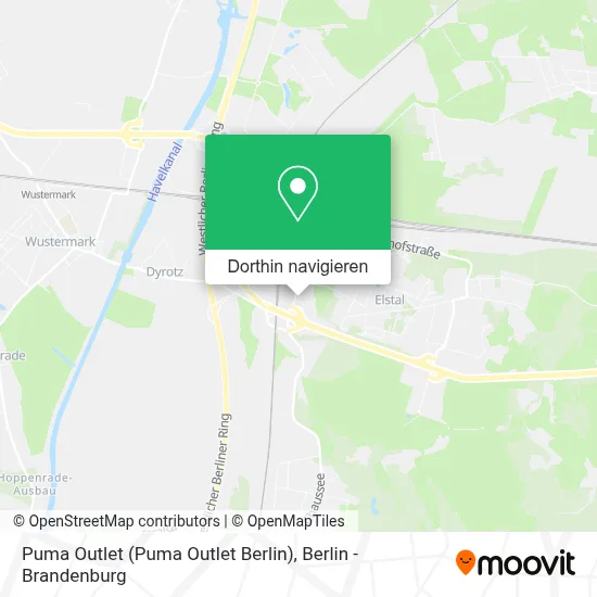 Puma Outlet (Puma Outlet Berlin) Karte