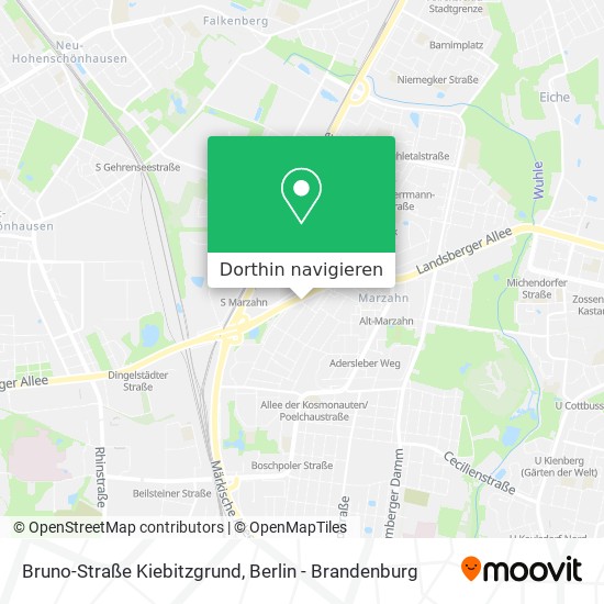 Bruno-Straße Kiebitzgrund Karte