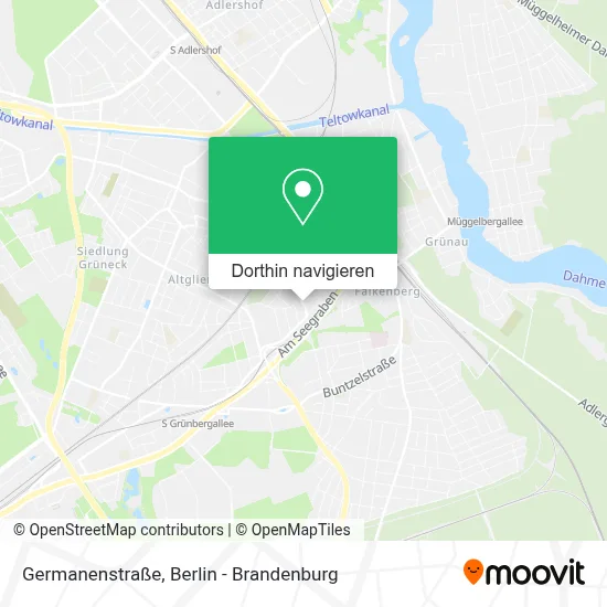 Germanenstraße Karte