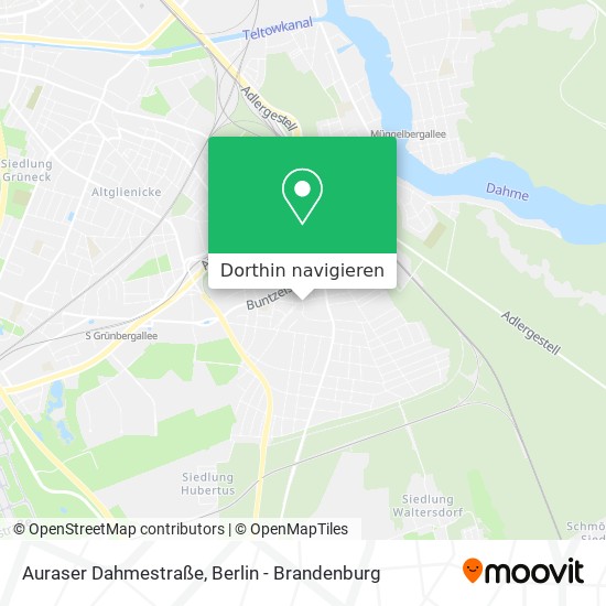 Auraser Dahmestraße Karte