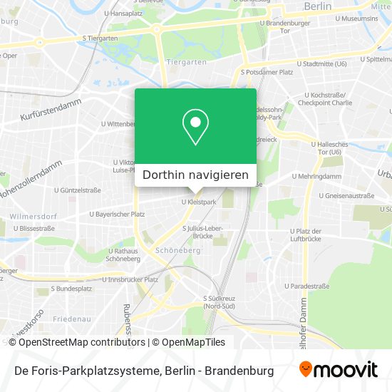 De Foris-Parkplatzsysteme Karte