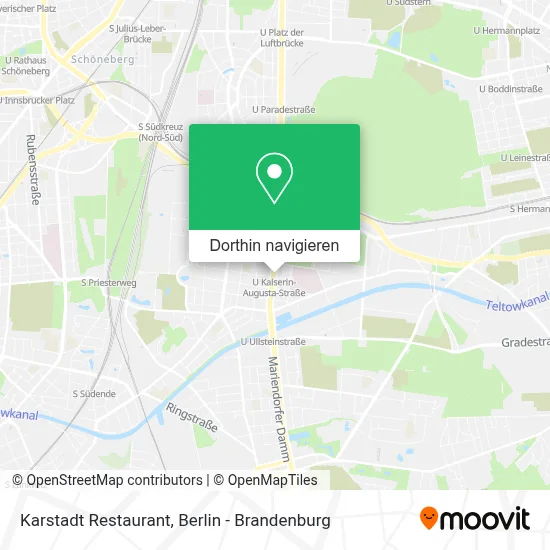 Karstadt Restaurant Karte