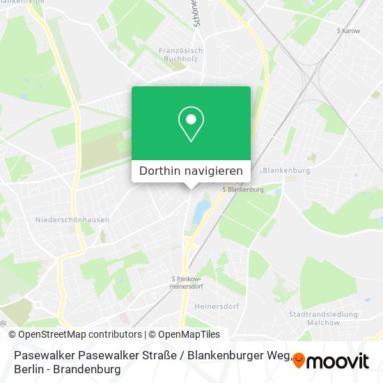 Pasewalker Pasewalker Straße / Blankenburger Weg Karte