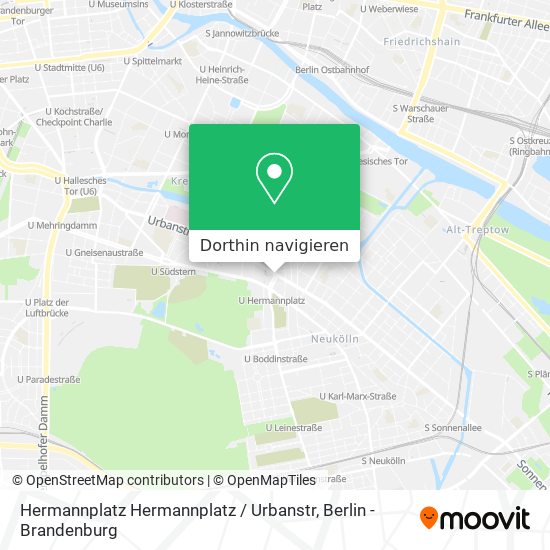 Hermannplatz Hermannplatz / Urbanstr Karte