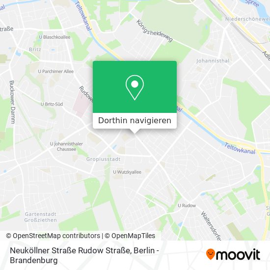 Neuköllner Straße Rudow Straße Karte