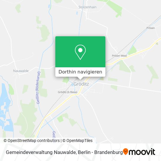 Gemeindeverwaltung Nauwalde Karte