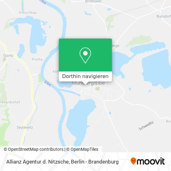 Allianz Agentur d. Nitzsche Karte