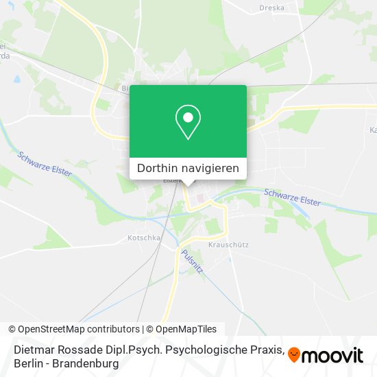 Dietmar Rossade Dipl.Psych. Psychologische Praxis Karte