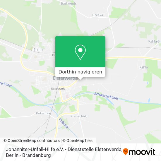 Johanniter-Unfall-Hilfe e.V. - Dienststelle Elsterwerda Karte