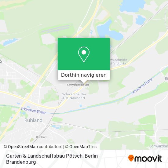 Garten & Landschaftsbau Pötsch Karte