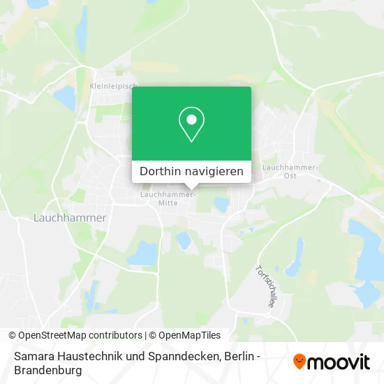 Samara Haustechnik und Spanndecken Karte