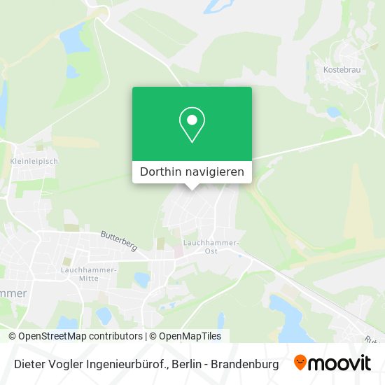 Dieter Vogler Ingenieurbürof. Karte