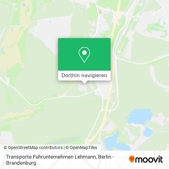 Transporte Fuhrunternehmen Lehmann Karte